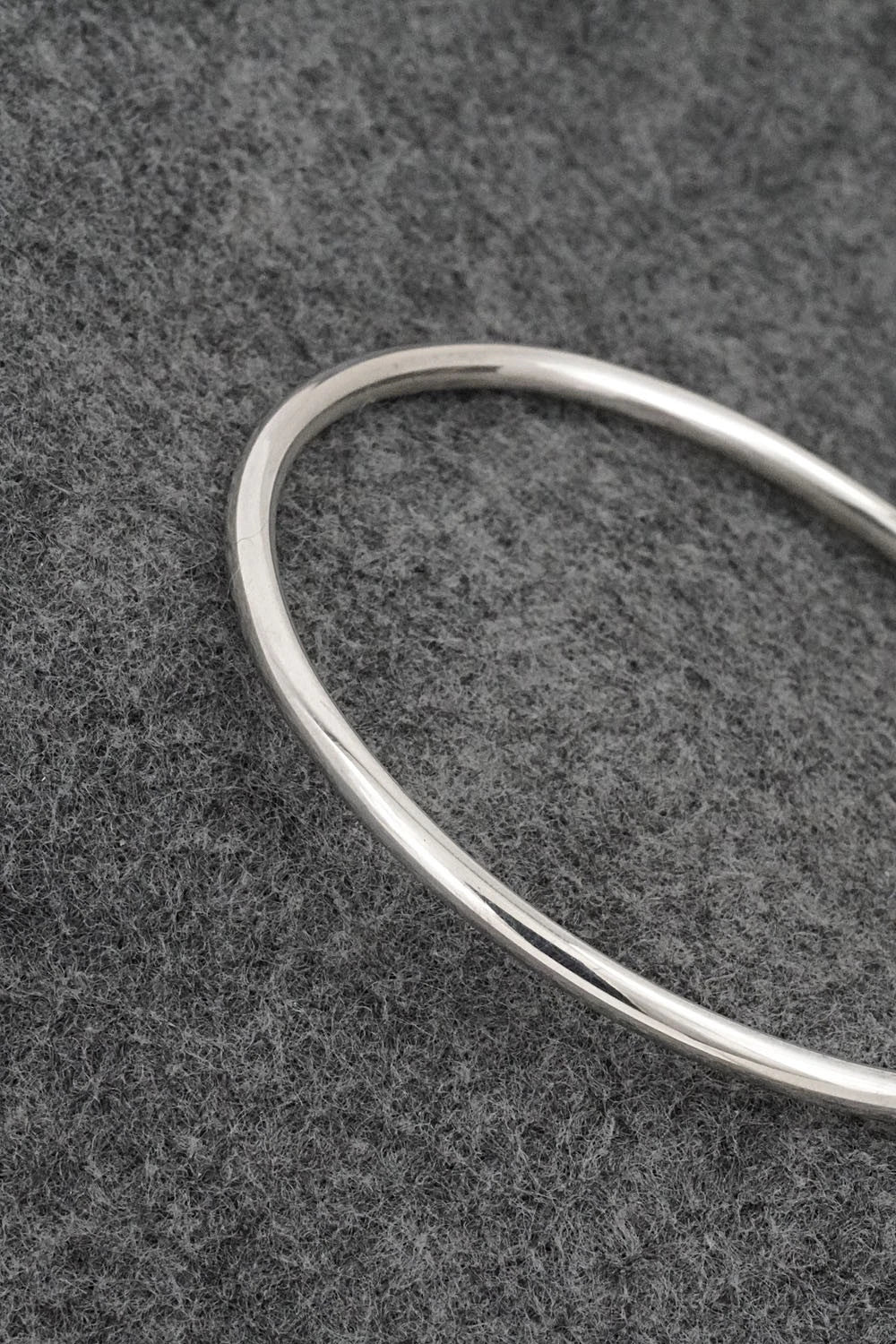 Sterling Silver Bangle Bracelet - Elaine Tahe