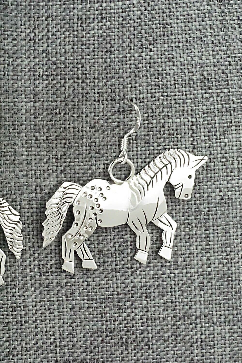 Sterling Silver Earrings - Louise Yazzie