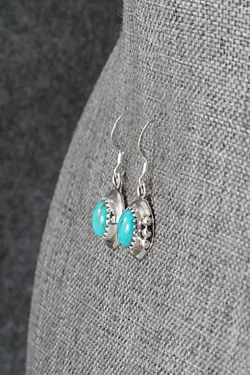 Turquoise & Sterling Silver Earrings - Rita Largo