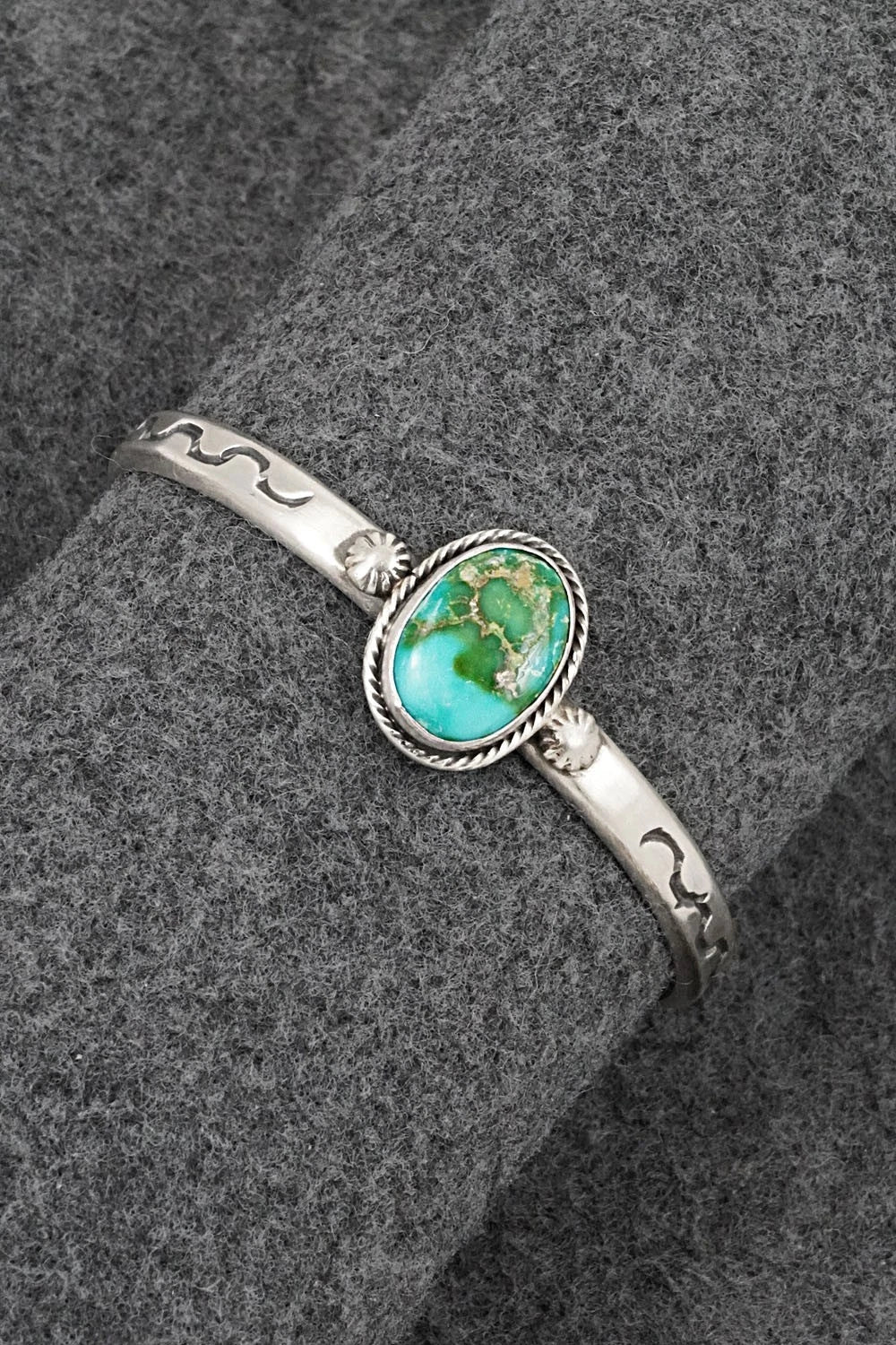 Turquoise & Sterling Silver Bracelet - Samuel Yellowhair