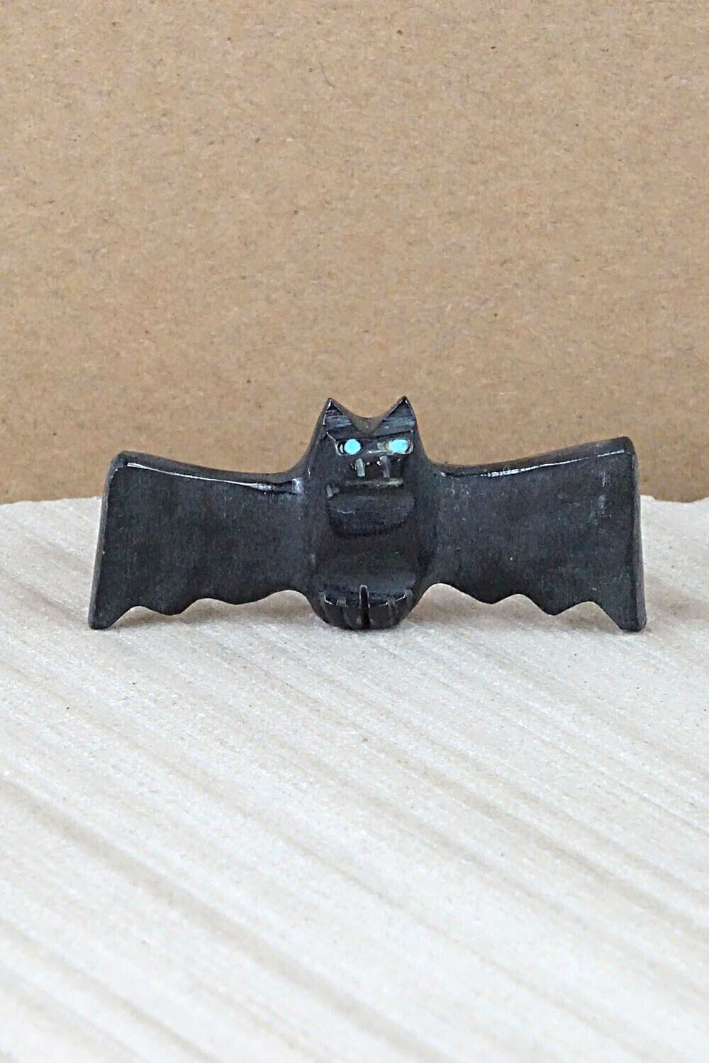 Bat Zuni Fetish Carving - Tim Lementino