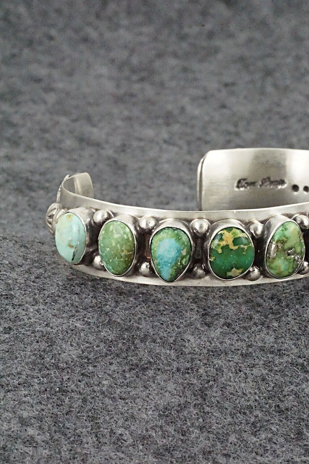 Turquoise & Sterling Silver Bracelet - Tom Lewis