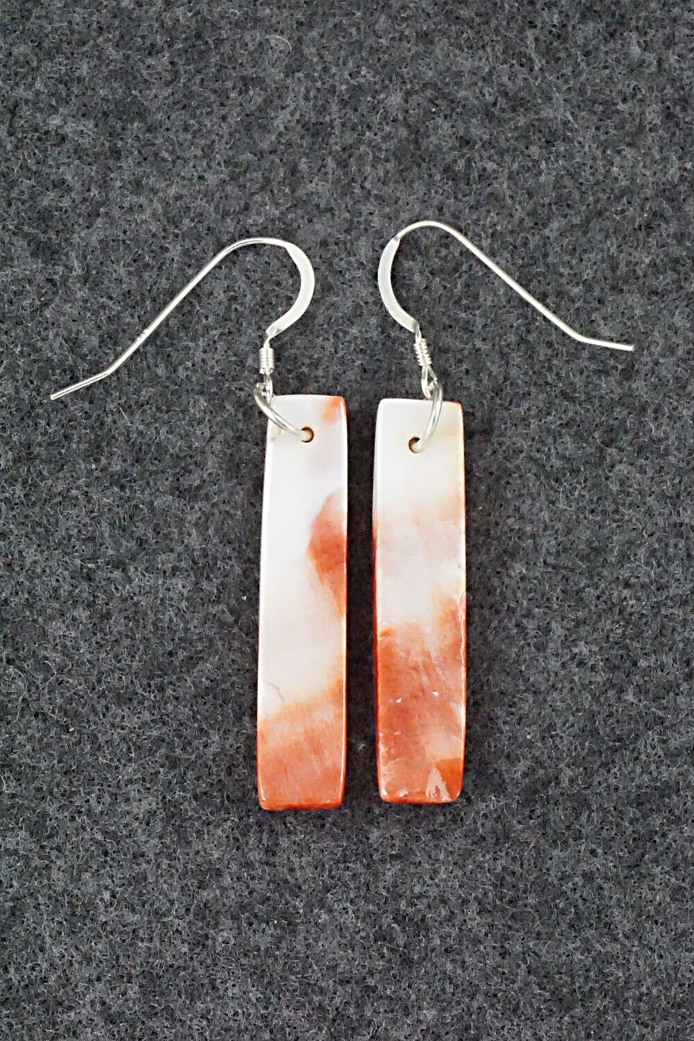Spiny Oyster & Sterling Silver Earrings - Jesus Espino