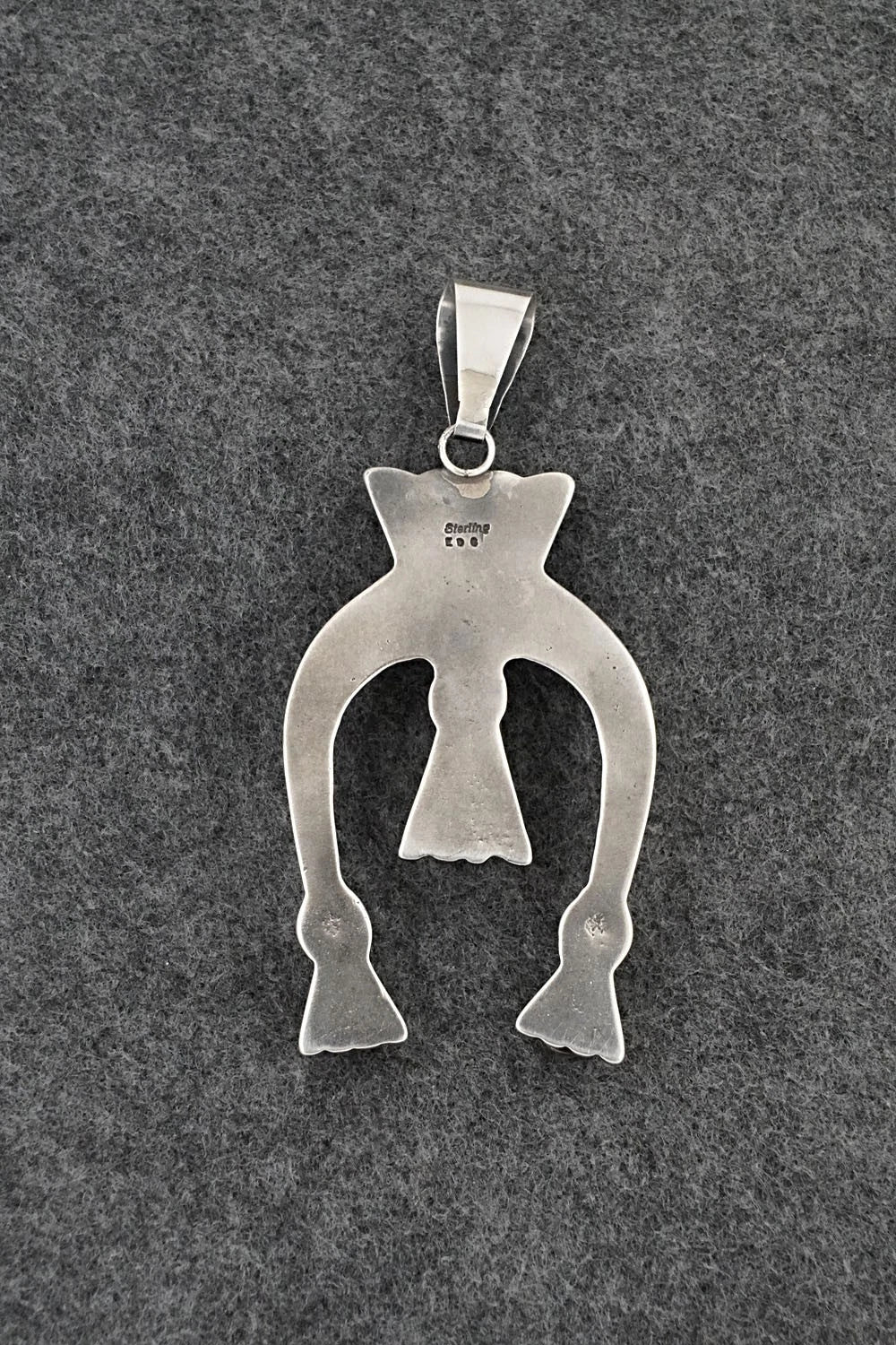 Turquoise & Sterling Silver Pendant - Eugene Gruber