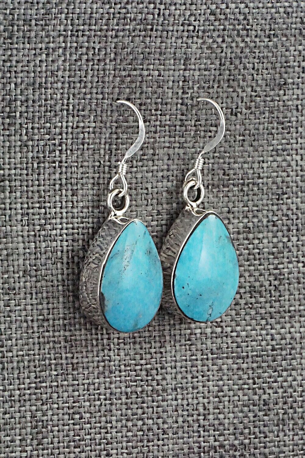 Turquoise & Sterling Silver Earrings - Sadie Jim