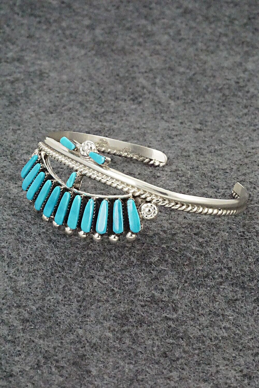 Turquoise & Sterling Silver Bracelet - Carlene Hattie