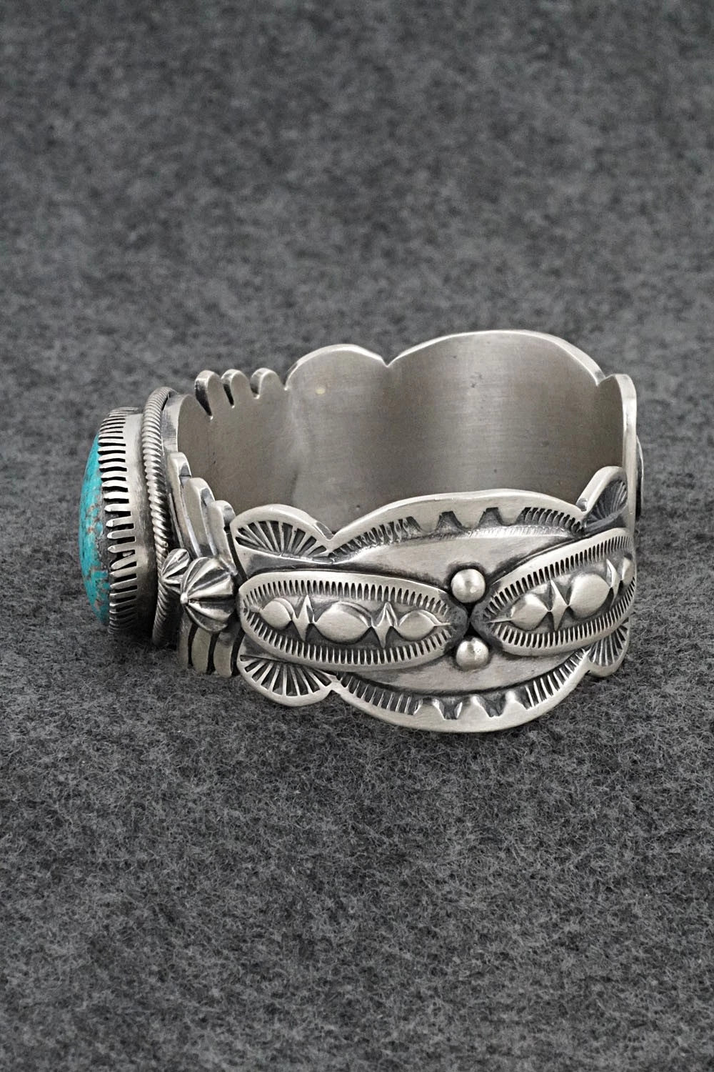 Turquoise & Sterling Silver Bracelet - Mark Yazzie