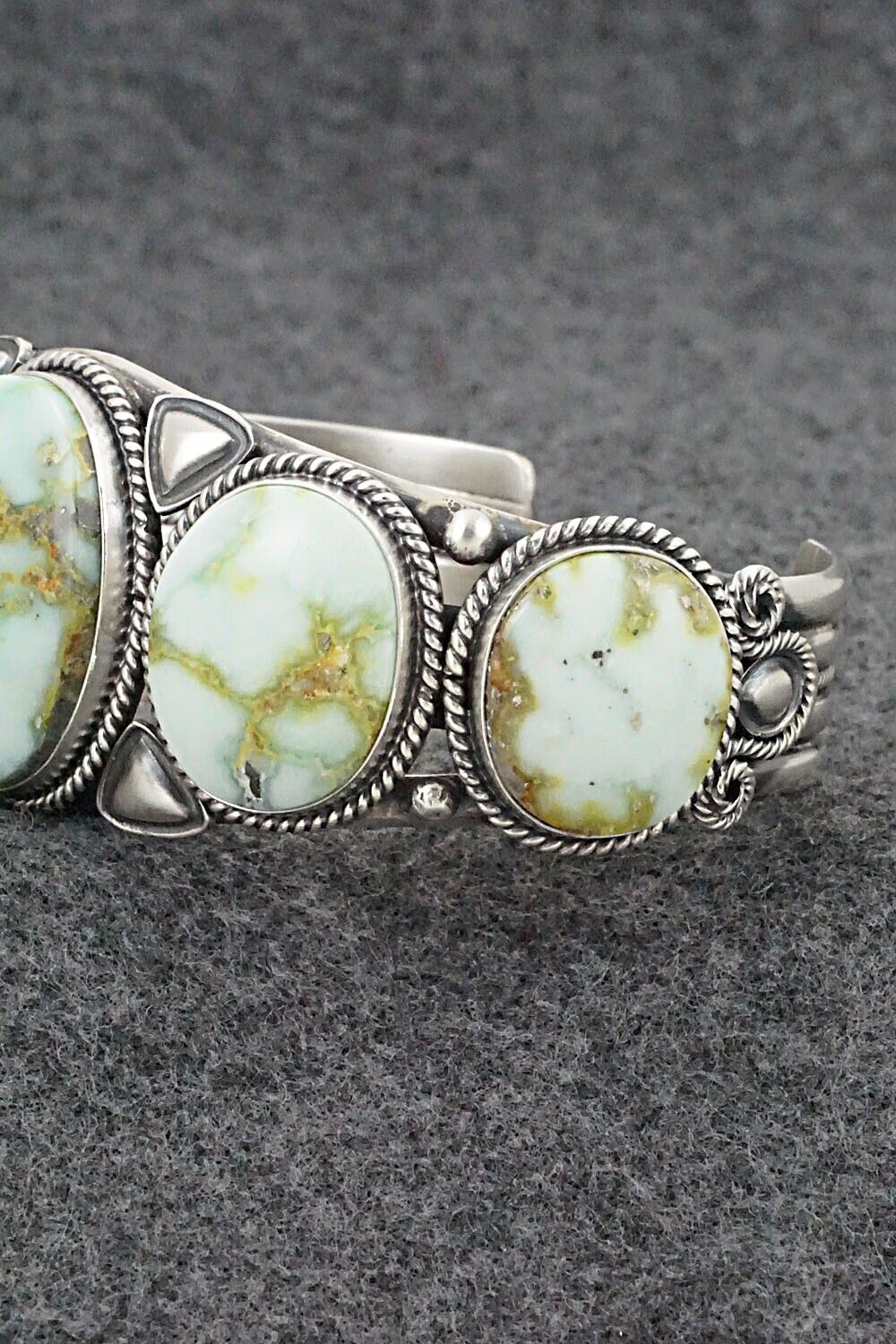 Variscite & Sterling Silver Bracelet - Derrick Gordon
