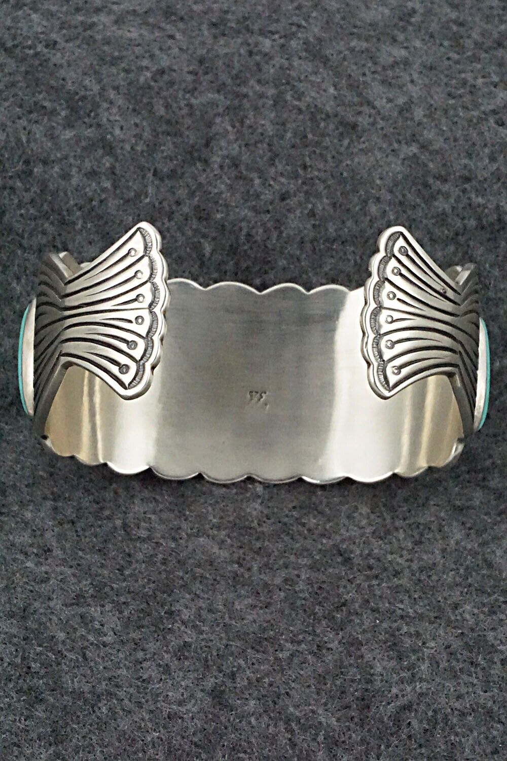 Turquoise & Sterling Silver Bracelet - Emerson Delgarito