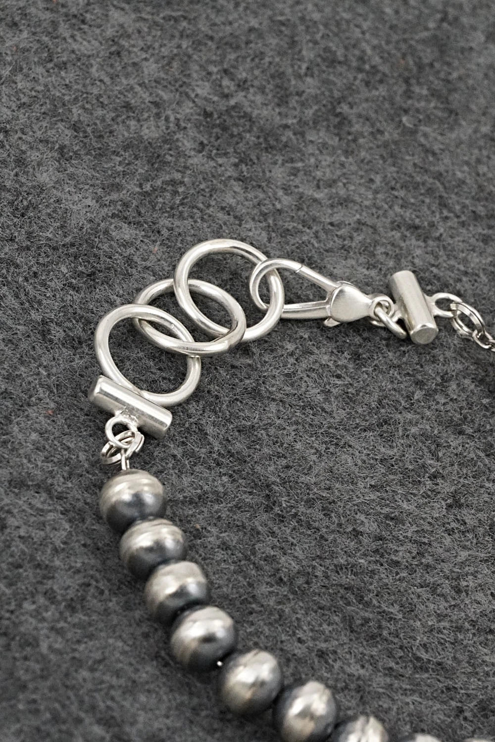 Navajo Pearl Sterling Silver Bracelet - Bryannen Halwood