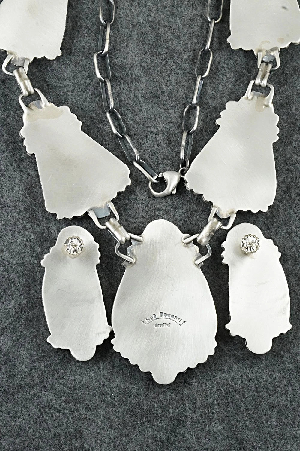 Turquoise & Sterling Silver Necklace and Earrings Set - Bob Becenti