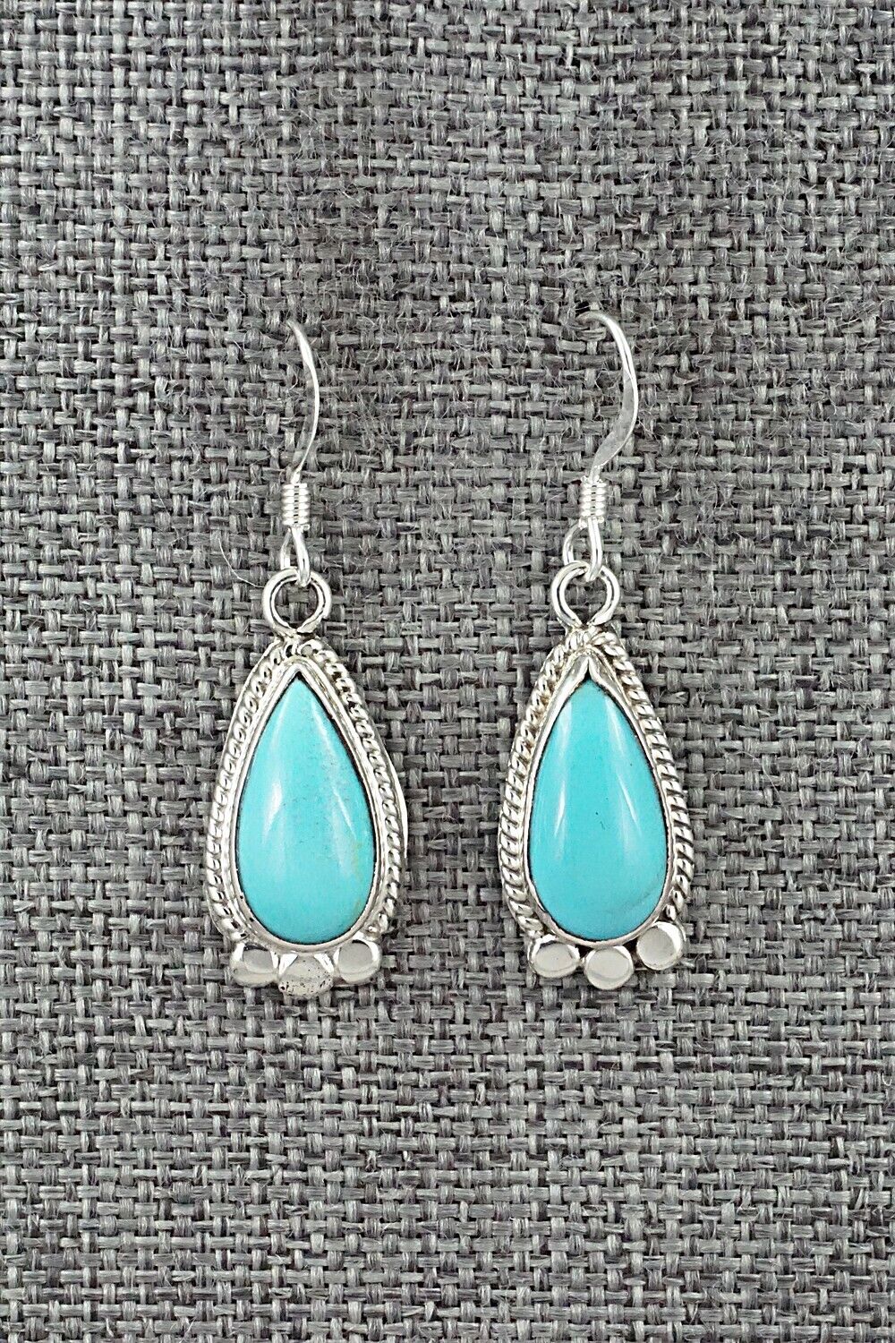 Turquoise and Sterling Silver Earrings - Sharon McCarthy