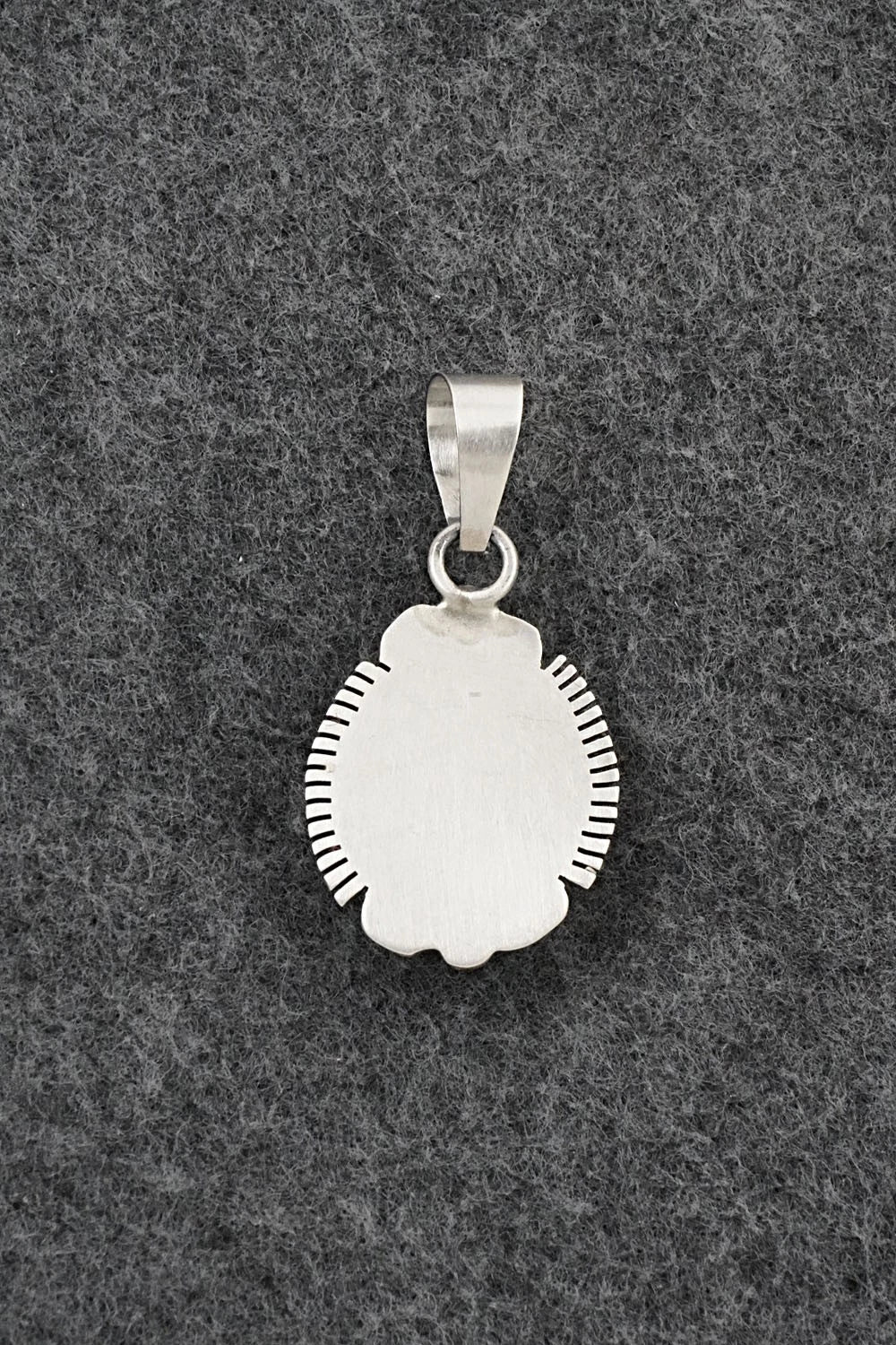 Turquoise & Sterling Silver Pendant - Thomas Franscisco