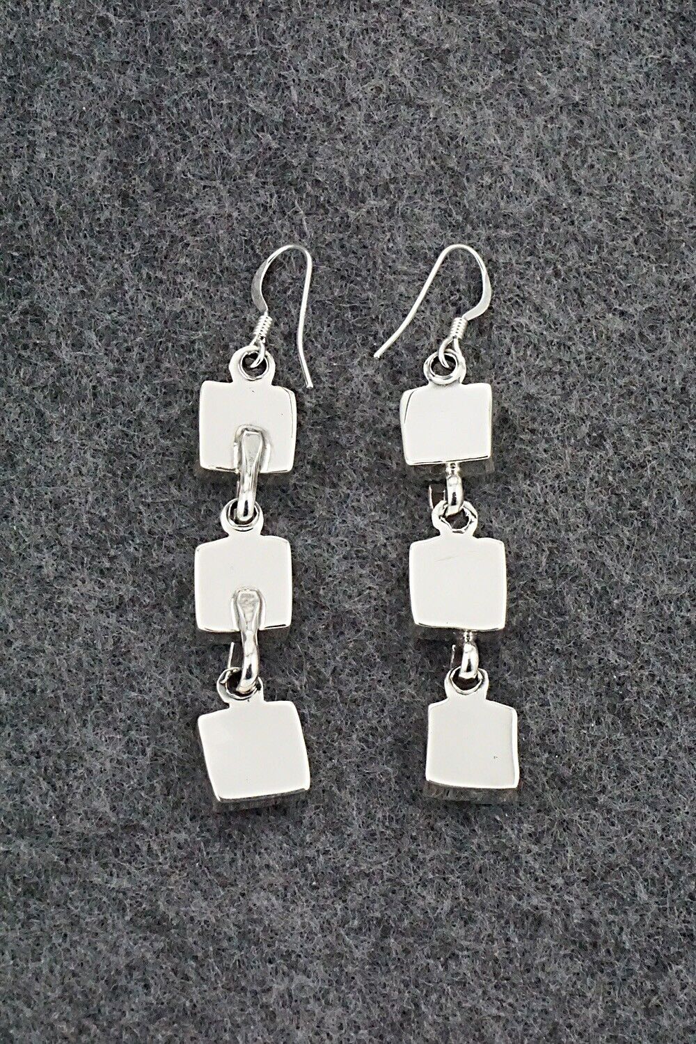 Turquoise & Sterling Silver Earrings - Marie Bahe