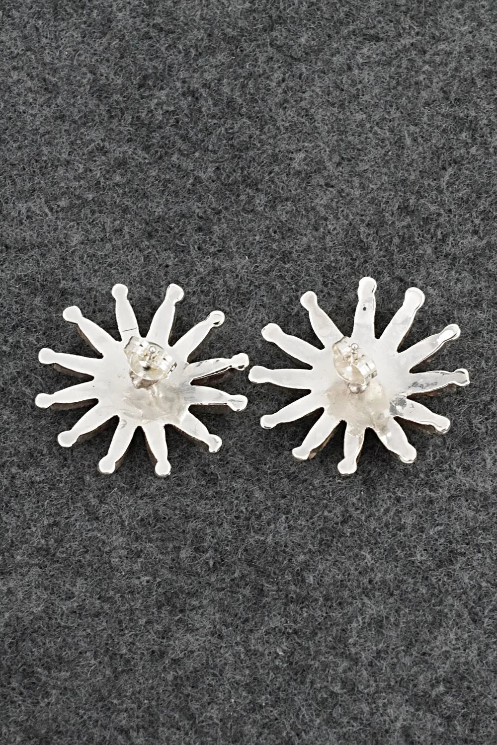 Turquoise & Sterling Silver Earrings - Samantha Waatsa