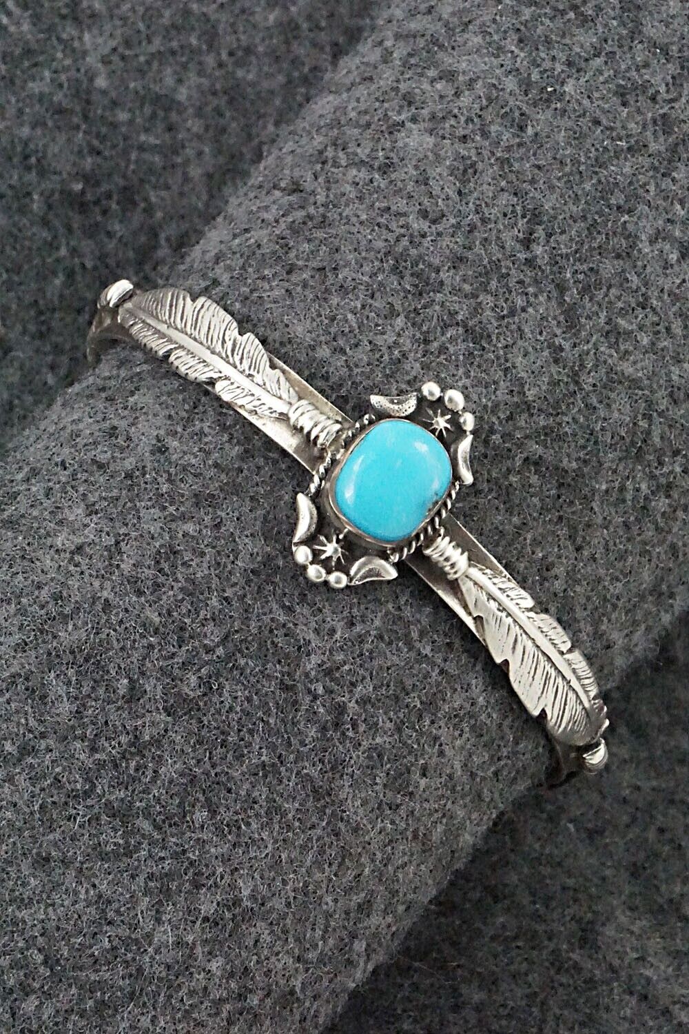 Turquoise & Sterling Silver Bracelet - Bobby Platero