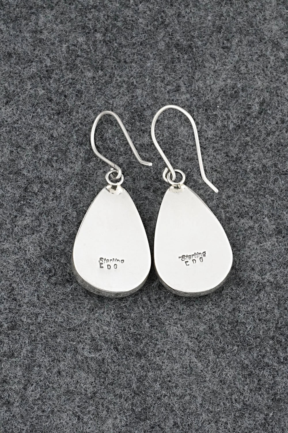 Turquoise & Sterling Silver Earrings - Eugene Gruber