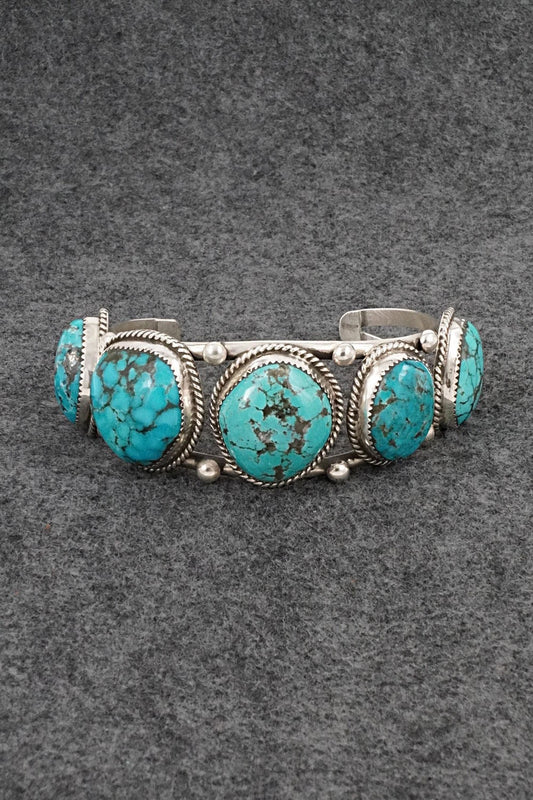 Turquoise & Sterling Silver Bracelet - Ray Nez