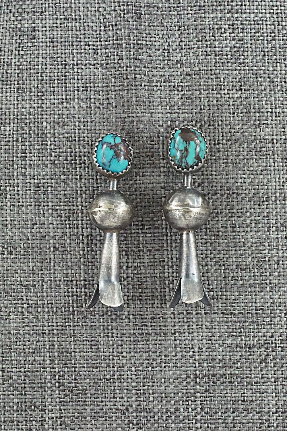 Turquoise & Sterling Silver Earrings - Emily Tsosie