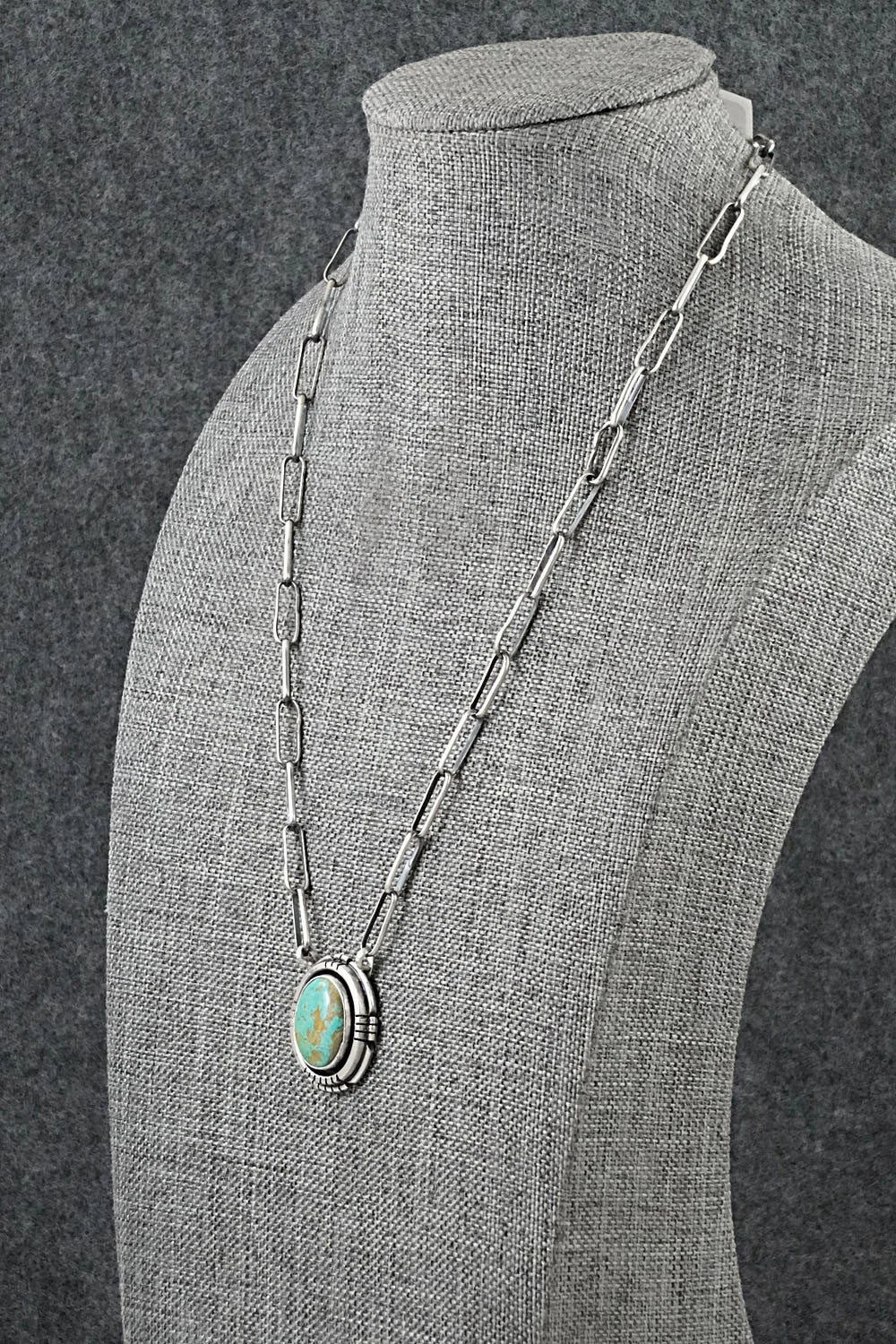 Turquoise & Sterling Silver Necklace - Daniel Benally