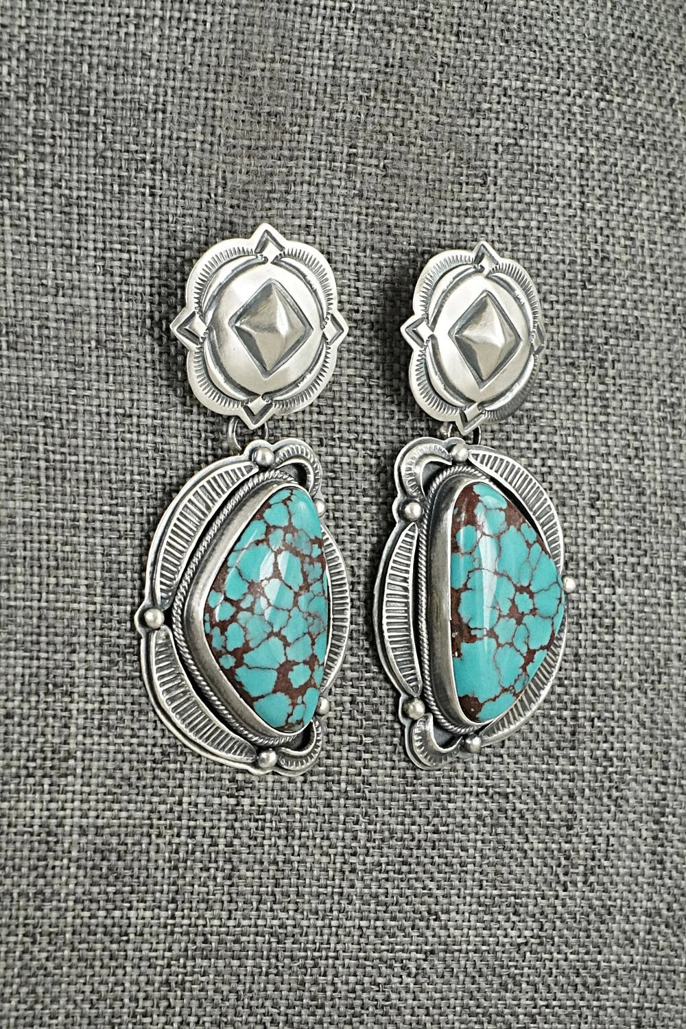 Turquoise & Sterling Silver Earrings - Randy Boyd