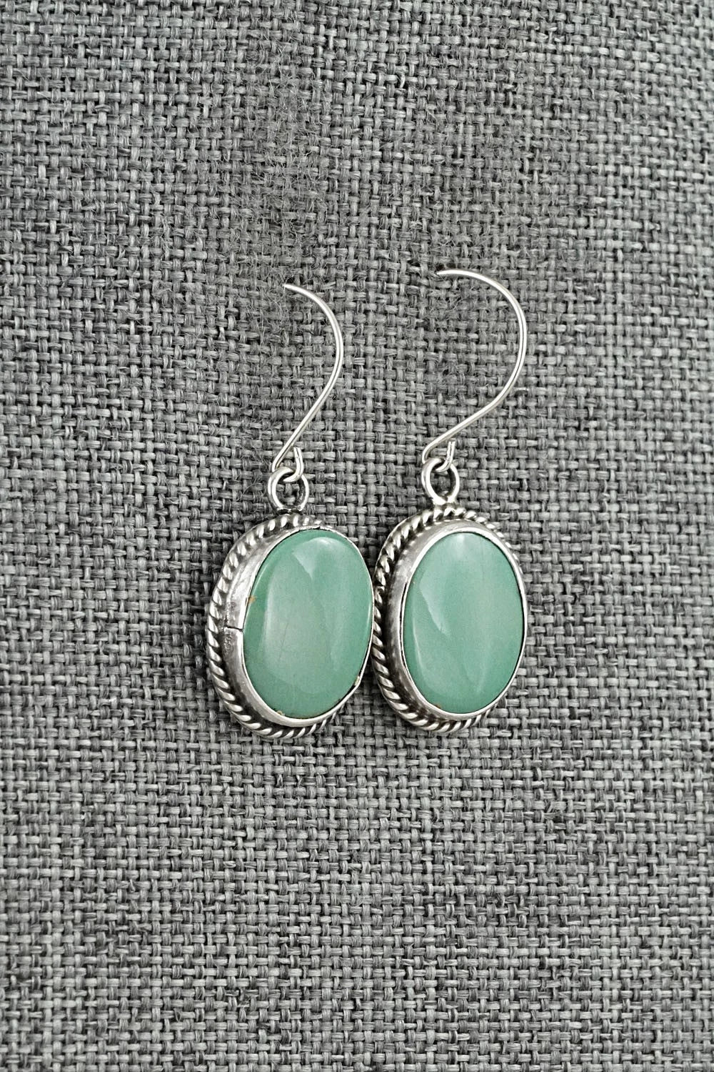 Turquoise & Sterling Silver Earrings - Rosemary Saunders