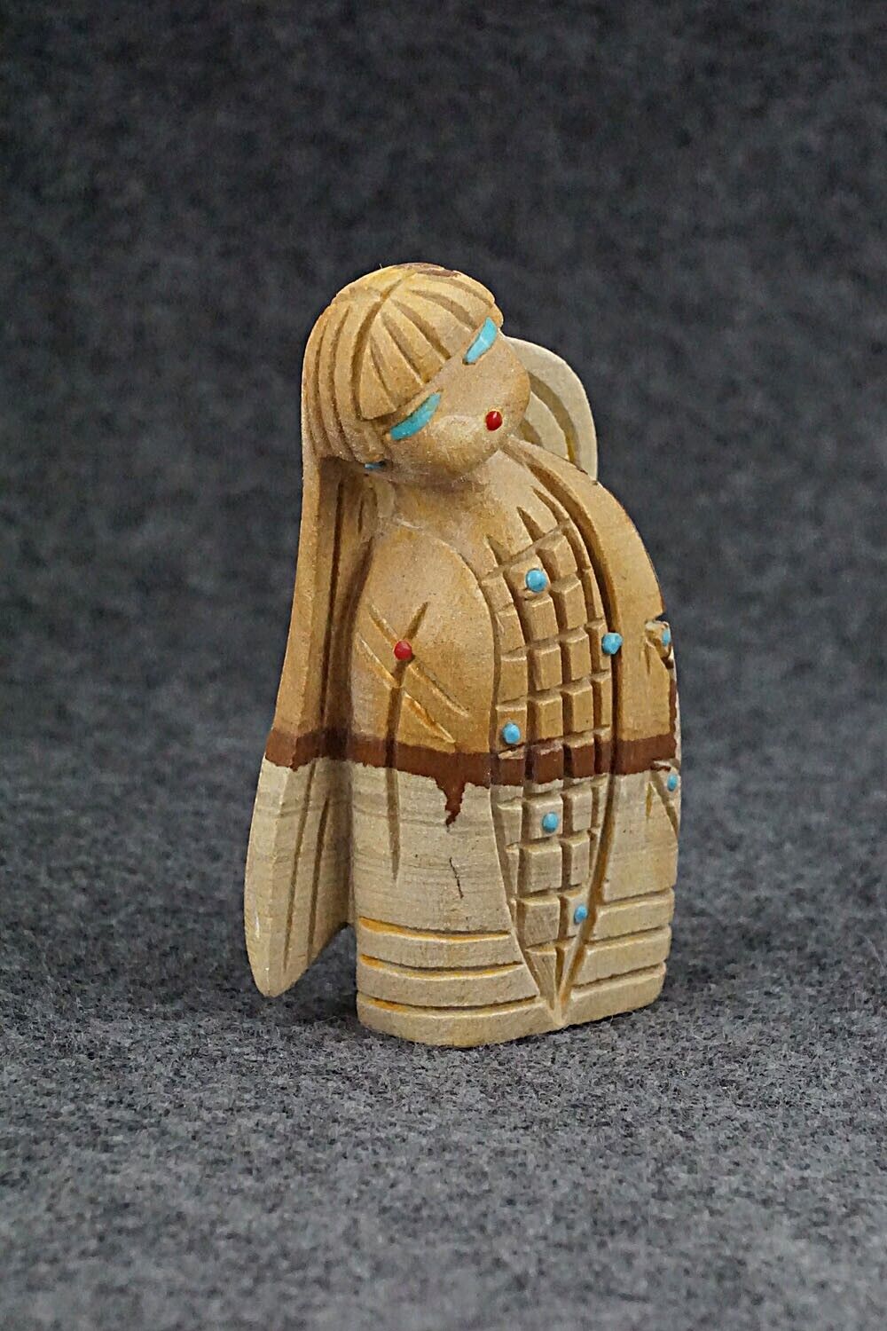 Corn Maiden Zuni Fetish Carving - Douglas Martza