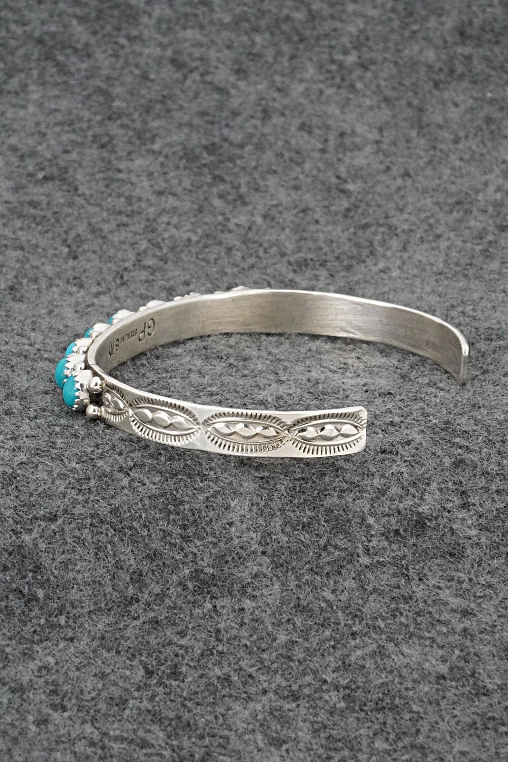 Turquoise & Sterling Silver Bracelet - Gaynell Parker