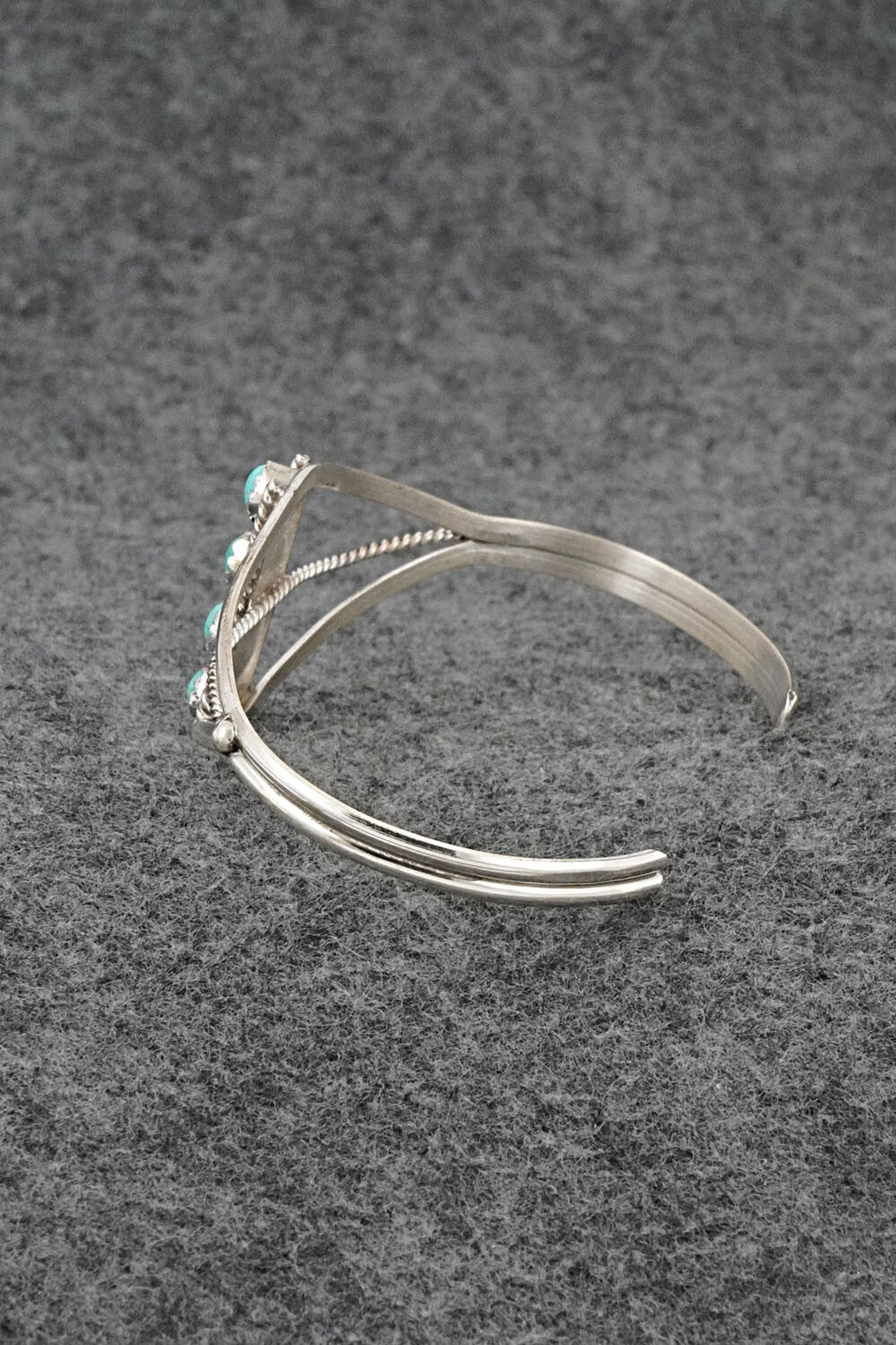 Turquoise & Sterling Silver Bracelet - Janice Spencer