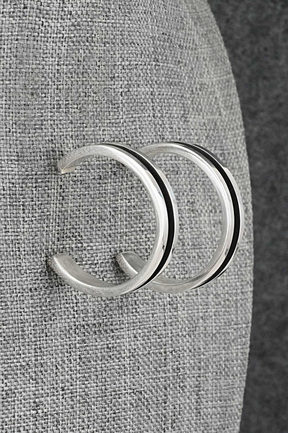 Sterling Silver Hoop Earrings - Tom Hawk