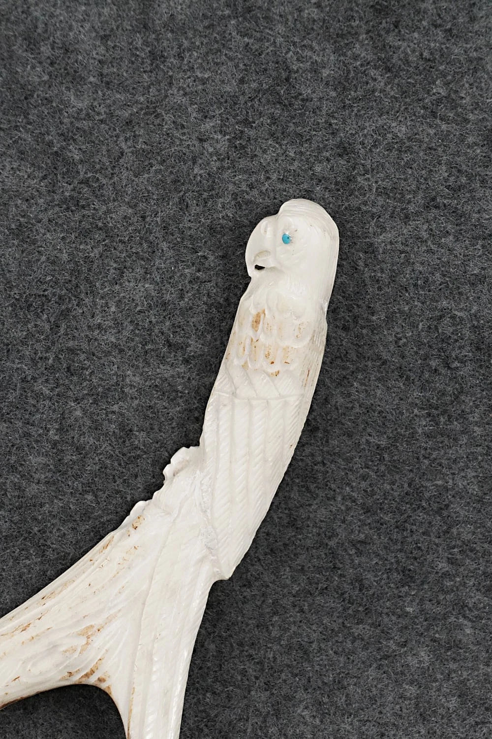 Eagle Zuni Fetish Carving - Derrick Kammasee