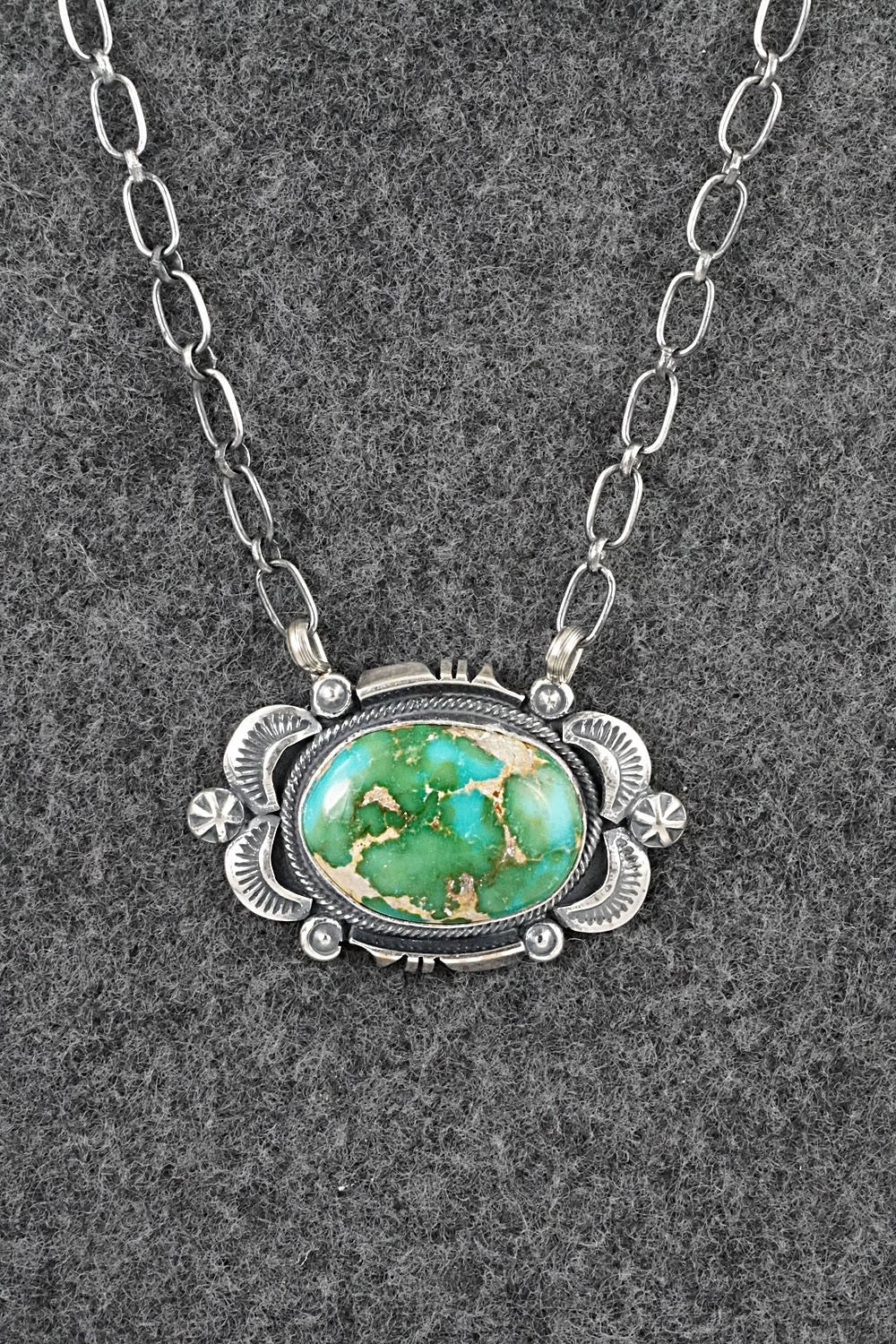 Turquoise & Sterling Silver Necklace - Daniel Benally