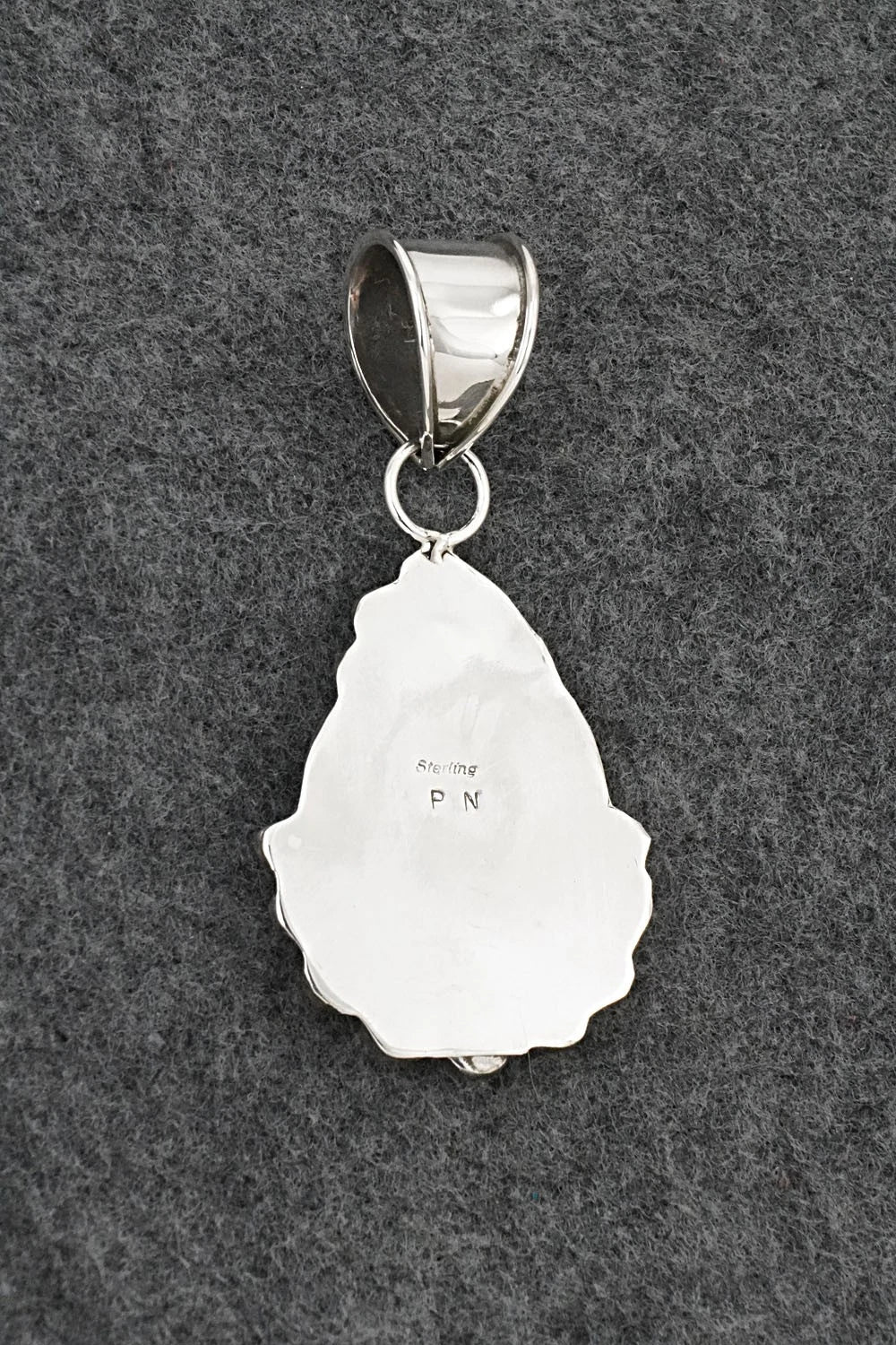 Turquoise & Sterling Silver Pendant - Phil Nez