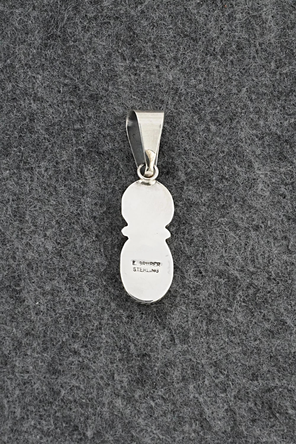 Turquoise & Sterling Silver Pendant - Eugene Gruber
