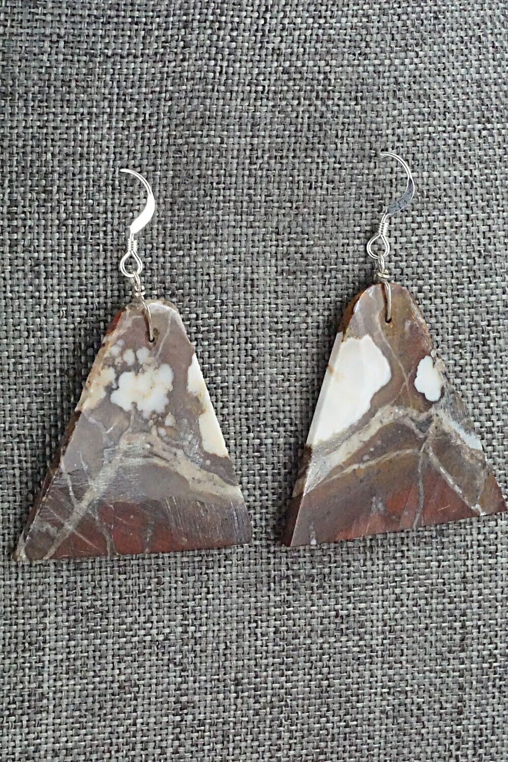 Wild Horse & Sterling Silver Earrings - Francis Garcia