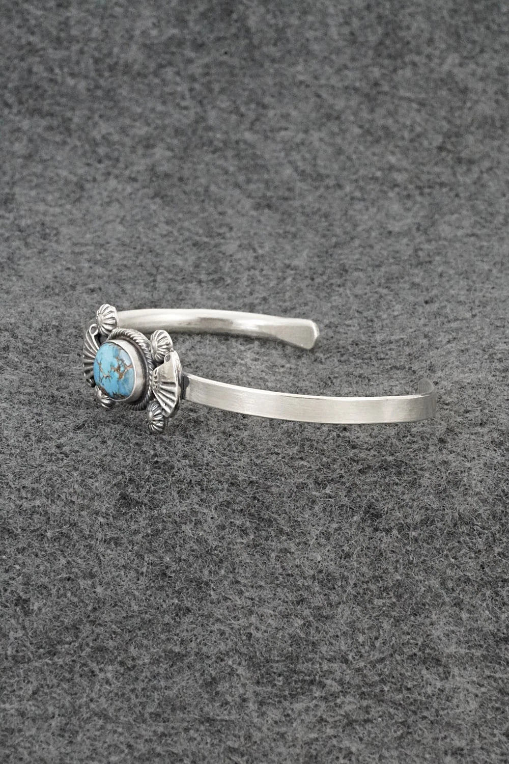 Turquoise & Sterling Silver Bracelet - Genevieve Francisco