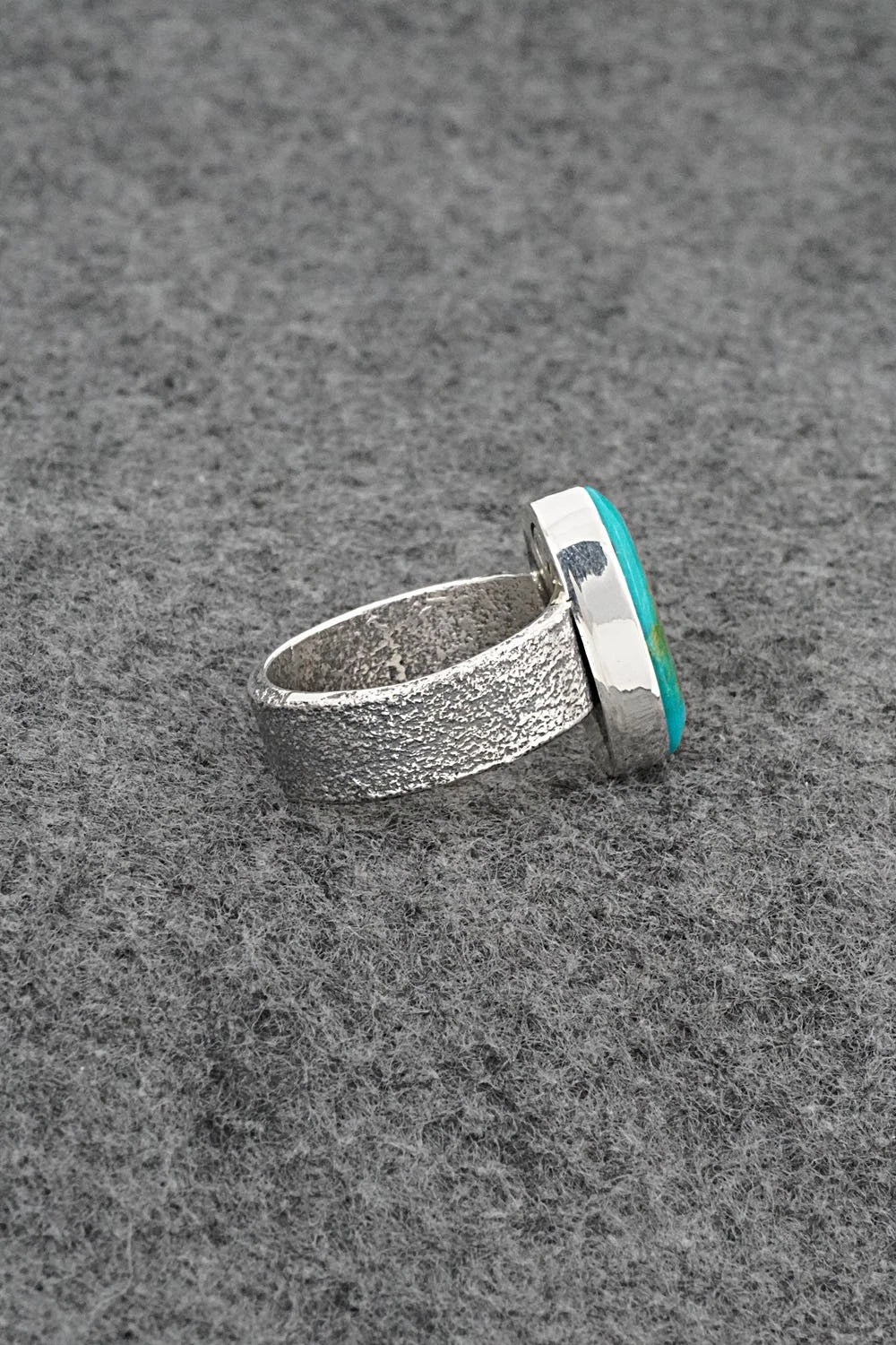 Turquoise & Sterling Silver Ring - Cody Noble - Size 8.5