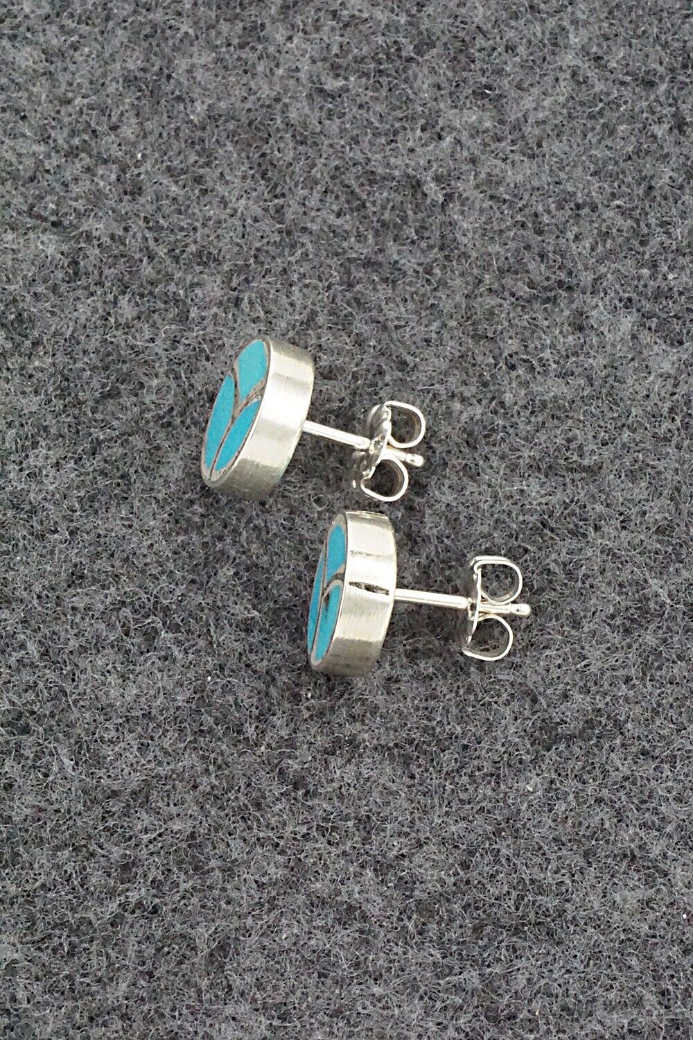 Turquoise & Sterling Silver Earrings - Lynelle Johnson