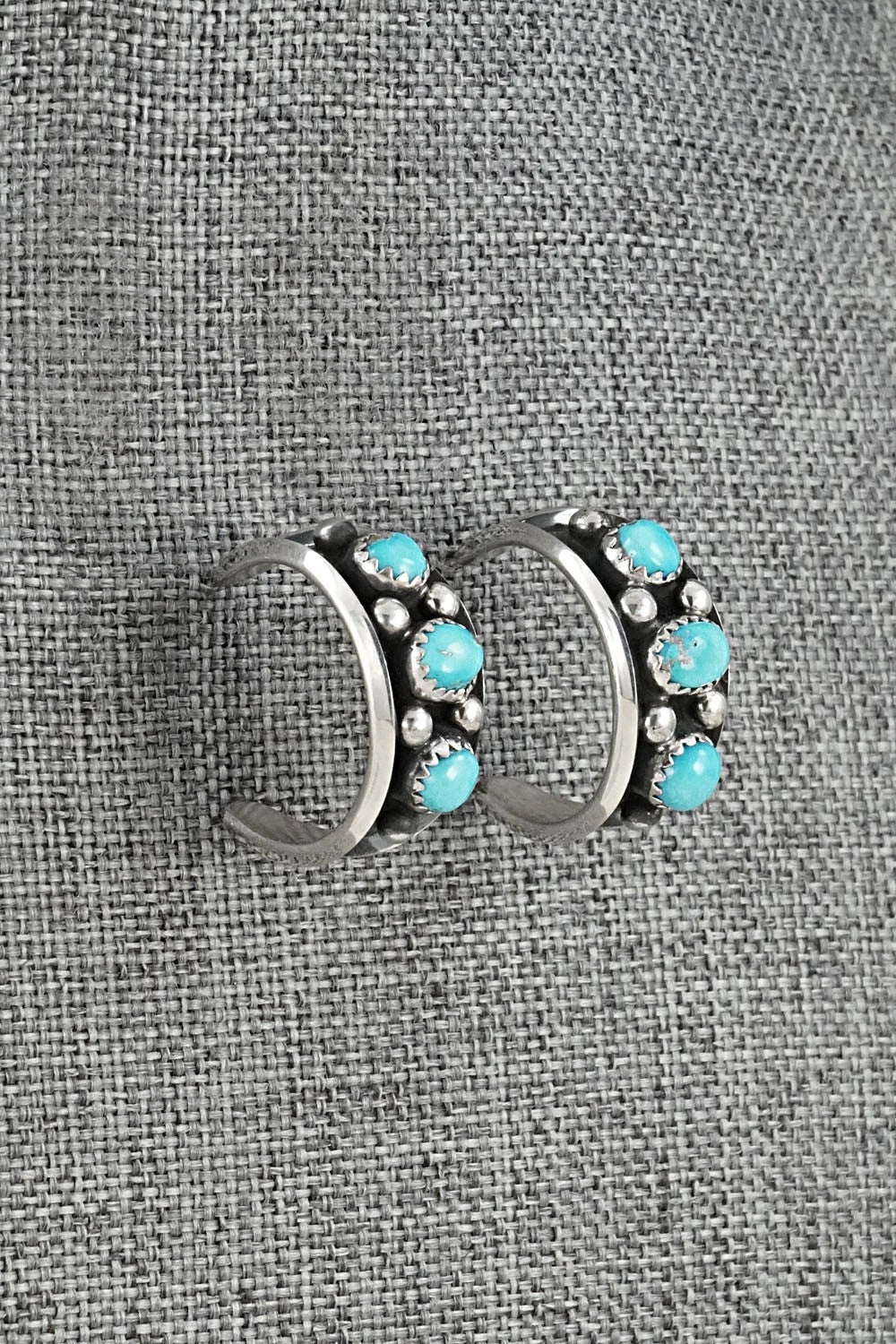 Turquoise & Sterling Silver Earrings - Paul Largo