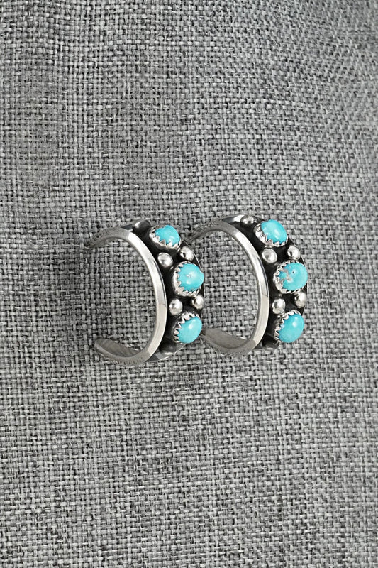 Turquoise & Sterling Silver Earrings - Paul Largo