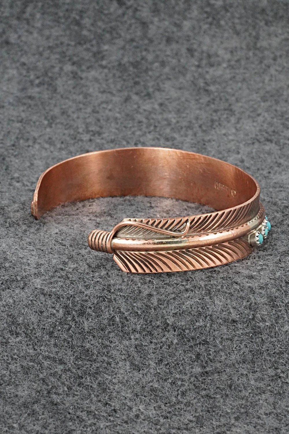 Turquoise & Copper Bracelet - Aaron Davis