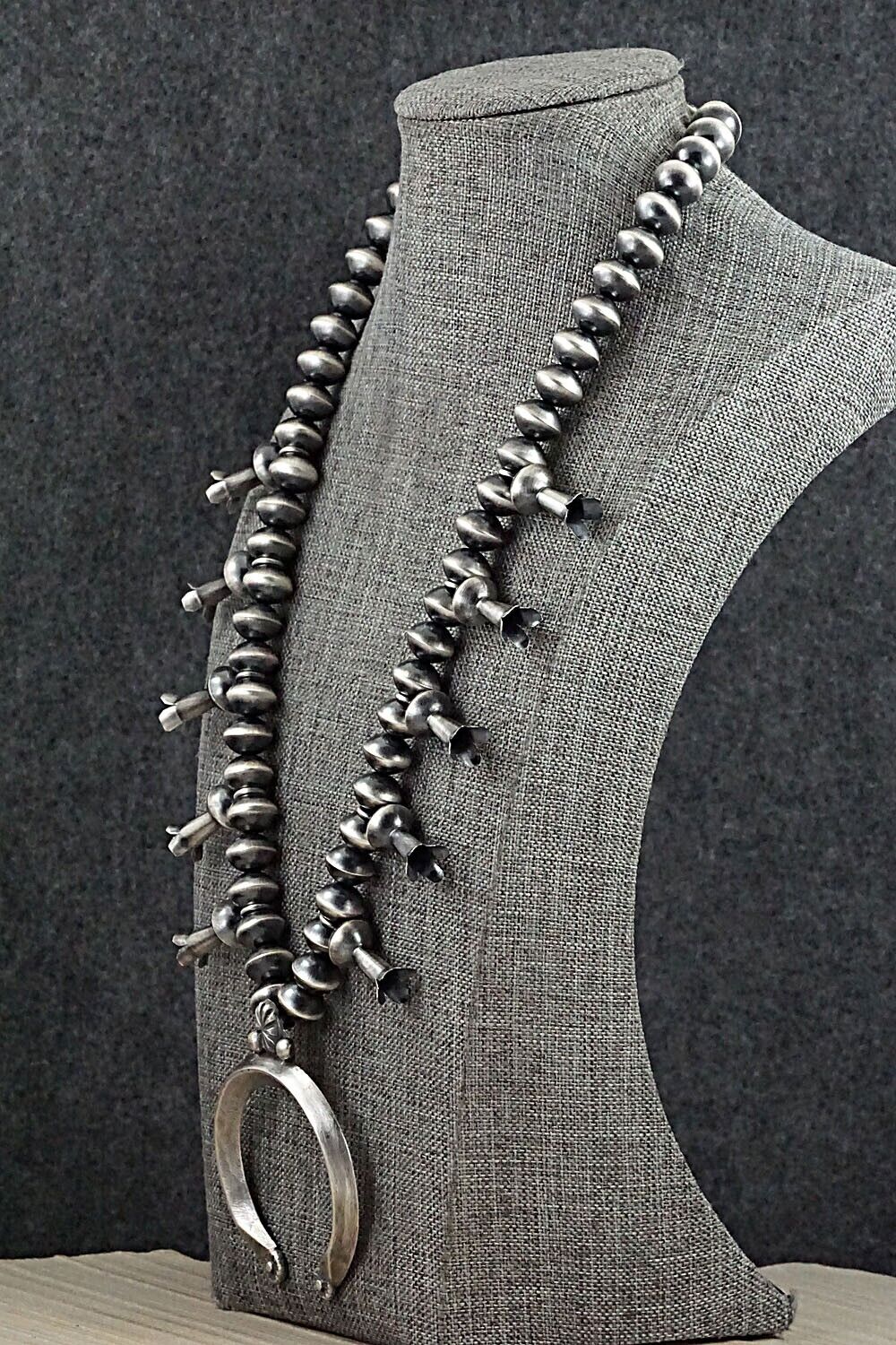 Sterling Silver Squash Blossom Necklace - Presley Haley