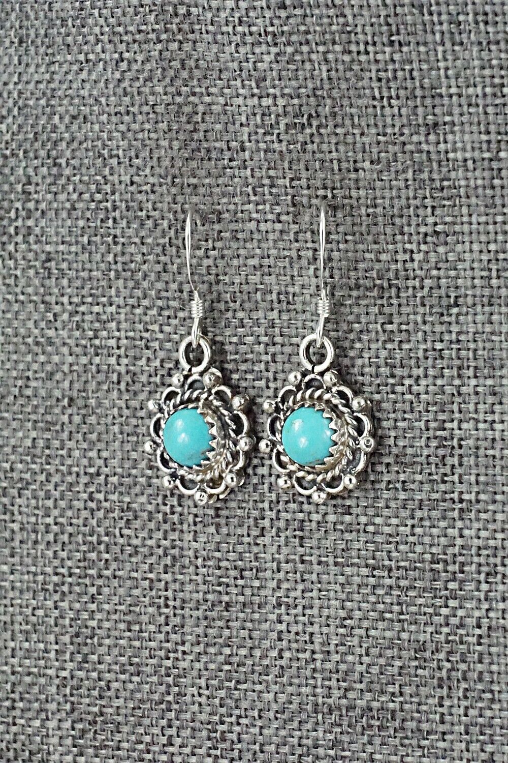 Turquoise & Sterling Silver Earrings - Emery Spencer