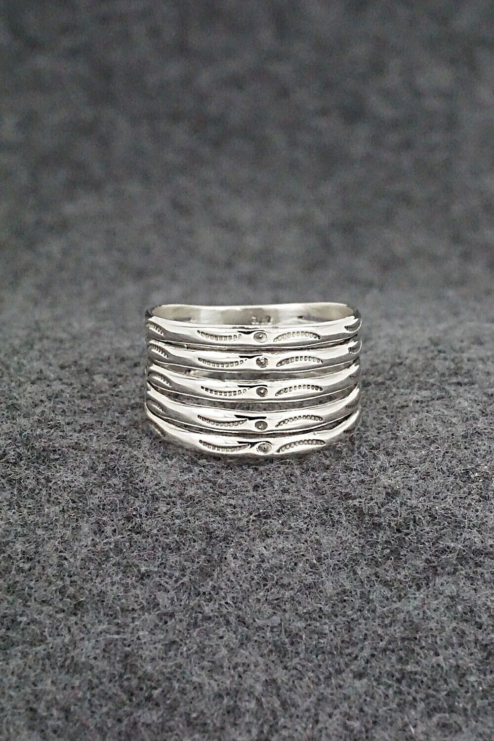 Sterling Silver Ring - Raymond Coriz - Size 9.5