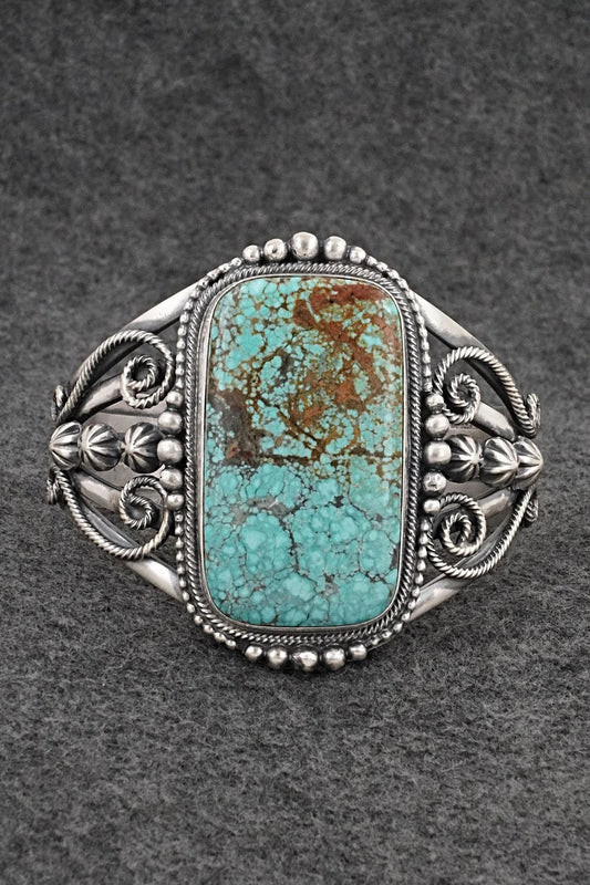 Turquoise & Sterling Silver Bracelet - Bobby Johnson