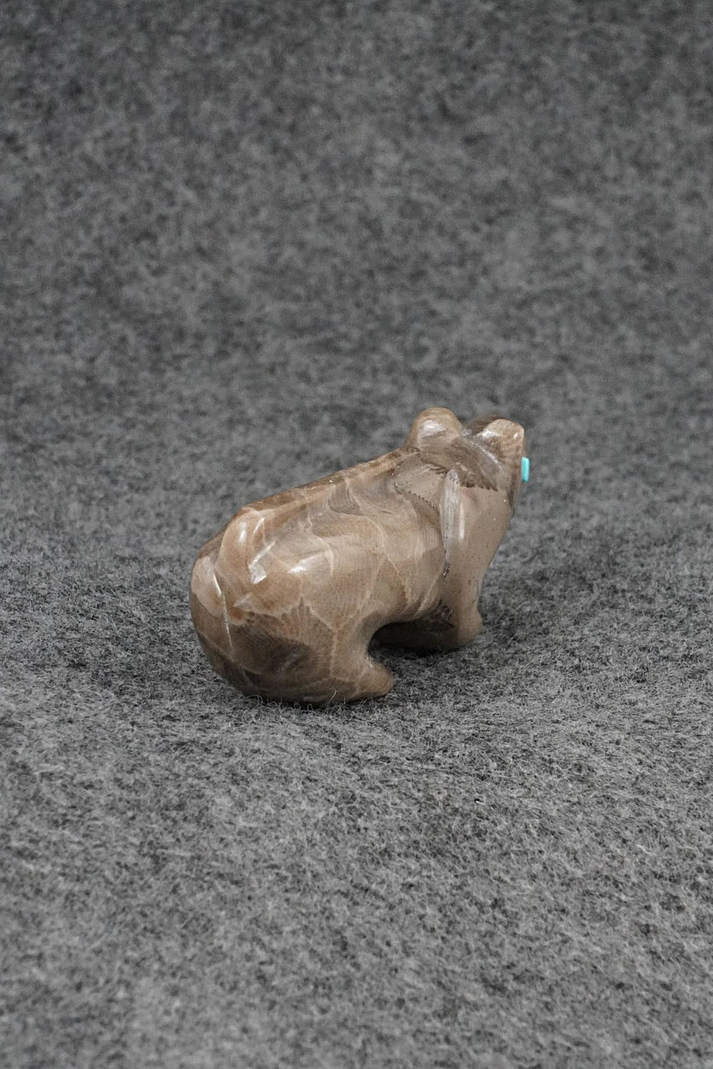 Mountain Lion Zuni Fetish Carving - Ronnie Lunasee