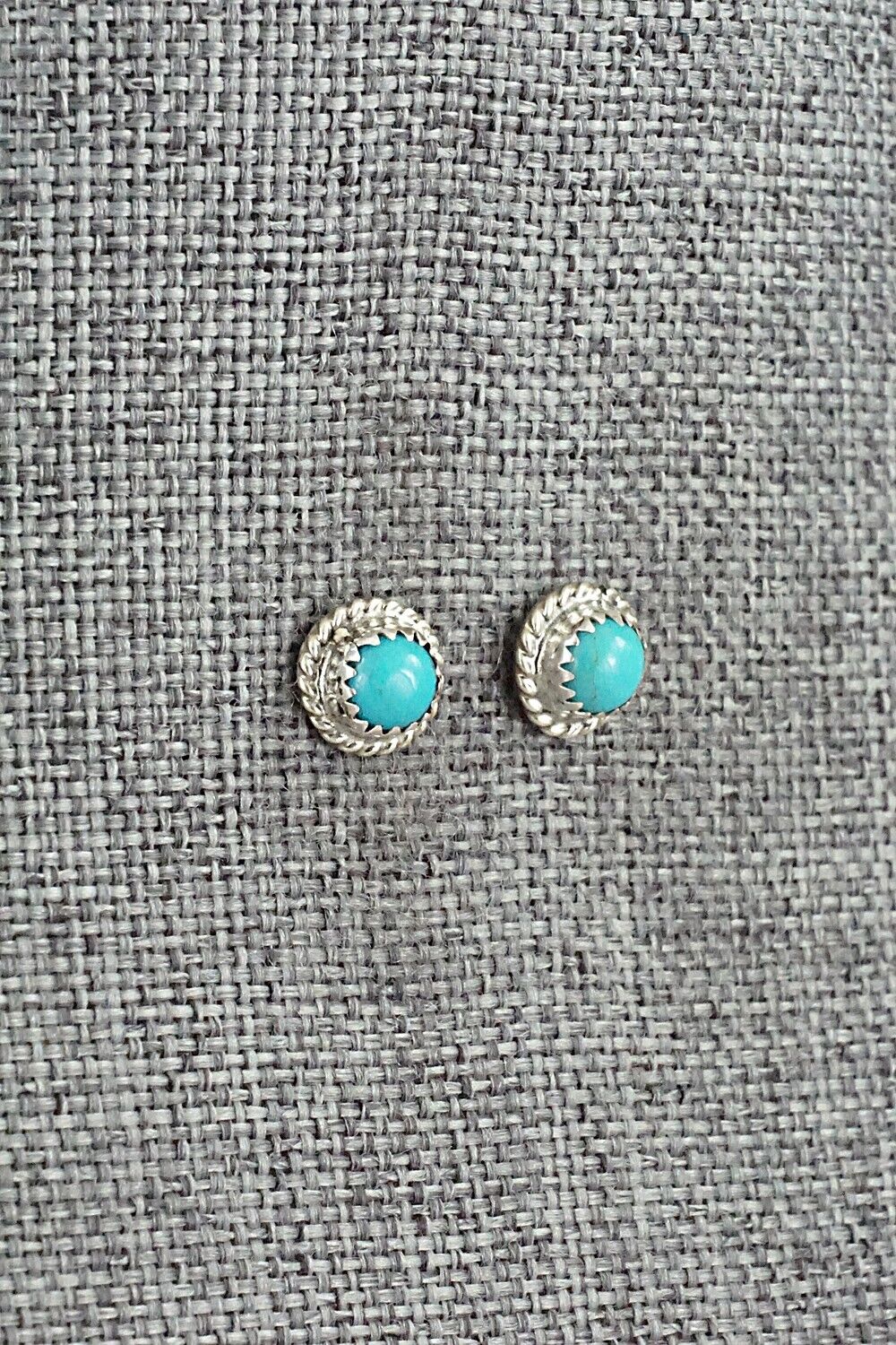 Turquoise & Sterling Silver Earrings - Herbert Spencer