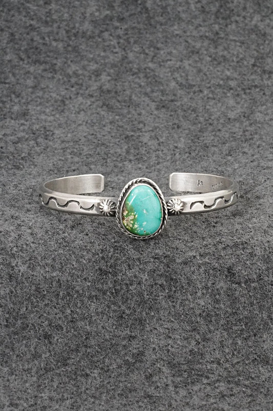 Turquoise & Sterling Silver Bracelet - Samuel Yellowhair