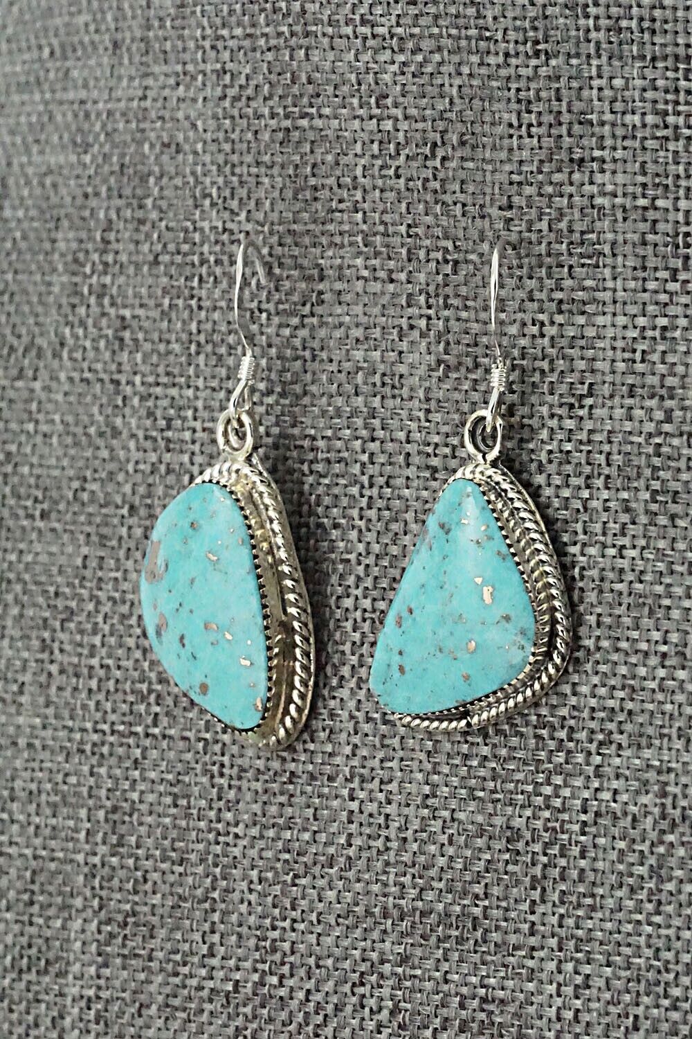 Turquoise & Sterling Silver Earrings - Annissa Martinez