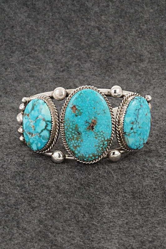 Turquoise & Sterling Silver Bracelet - Ray Nez